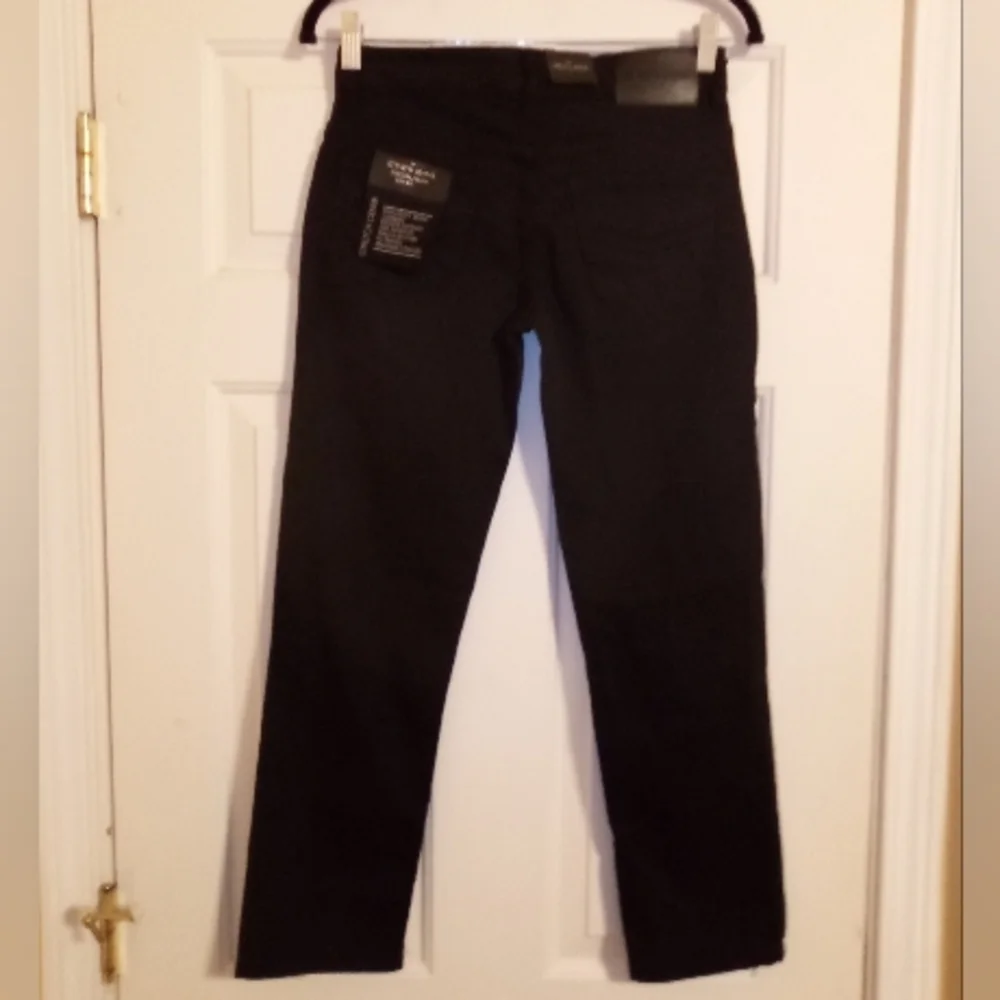 Women's Black Straight Jeans Slim Fit Size 12 - Picture 3 of 4